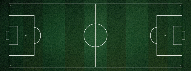 Fototapeta premium Soccer field football with pitch view grass and top background stadium. Vector sport synthetic with cup baseball turf and green texture summer. View mat soccer with pitch carpet abstract.