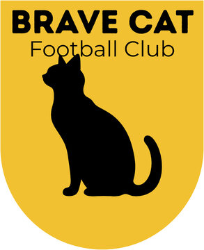 Cat, icon, symbol, patch, team, LOGO FOOTBALL TEAM, FOOTBALL CLUB, LOGO, SYMBOL, FOOTBALL ACADEMY, PATCH, flag, logo, illustration, label, emblem, icons, shape, vietnam, business, design, badge, vect