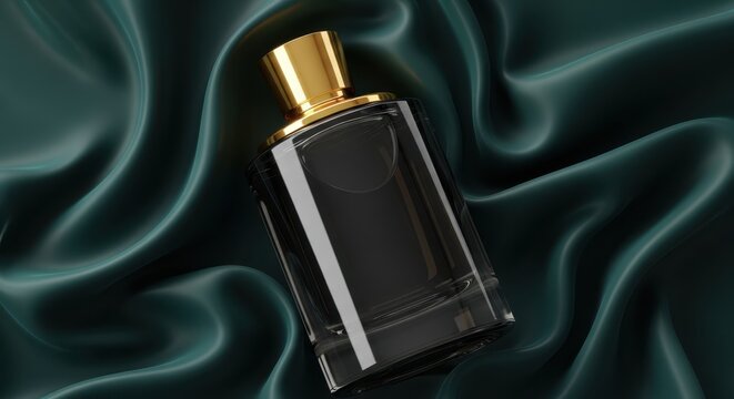 Luxury perfume bottle background