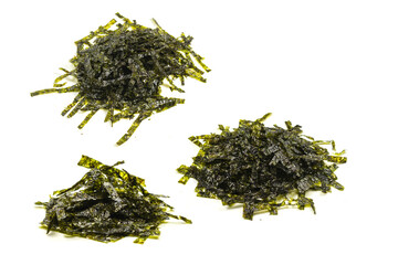Tasty nori seaweed isolated on white background. © Nikolay