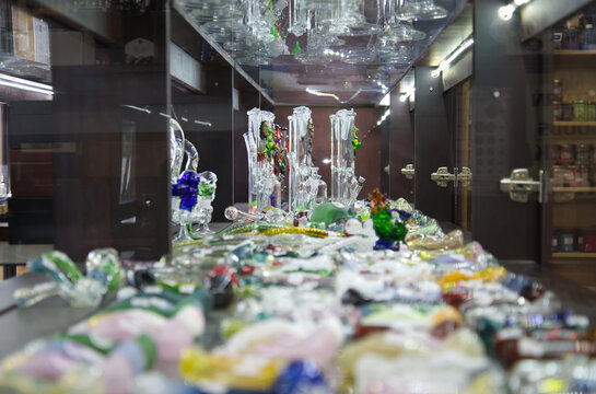 Variety of glass pipes