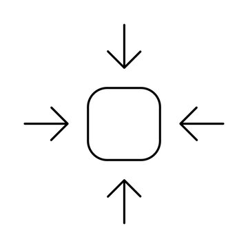 Alignment Icon, Alignment Design for Precise Layout and Visual Organization, Modern Alignment Concept for Graphic Design, Typography and User Interface Layouts