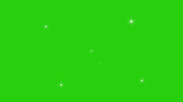 twinkling star burst effect, bright light animation. white twinkling particles animation sparkle effect twinkle sparkle stars trail burst, glitter sparkle shine black screen video loop. 4k