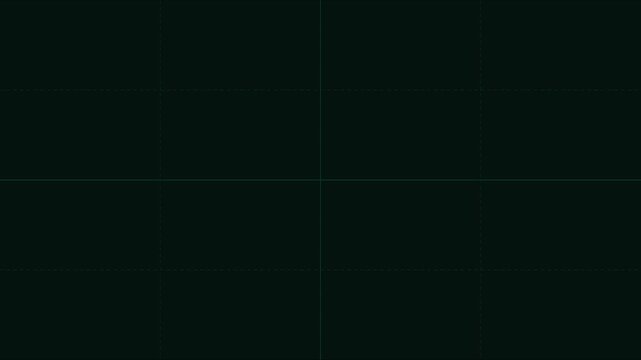 Abstract dark green grid animation 4k background, with subtle digital, motion lines for, technology and data, visualization concepts