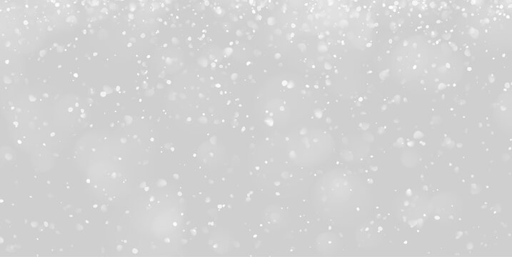 Realistic snowfall with fine detailed flakes. White particles create a natural frosty winter effect. Transparent PNG overlay for seasonal advertisements and media.