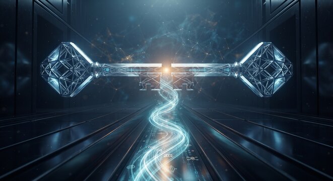 Monumental Cryptographic Key Connection for Secure Private Exchange