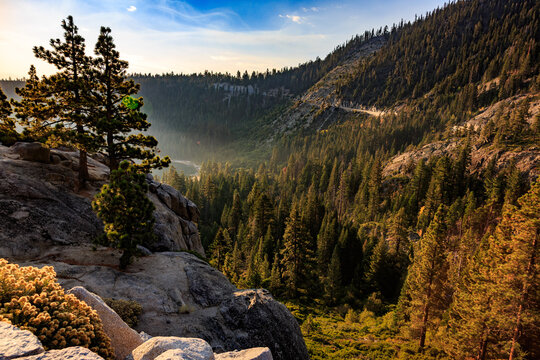 Yosemite- view back to northern entry road