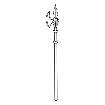 Aztec war axe isometric