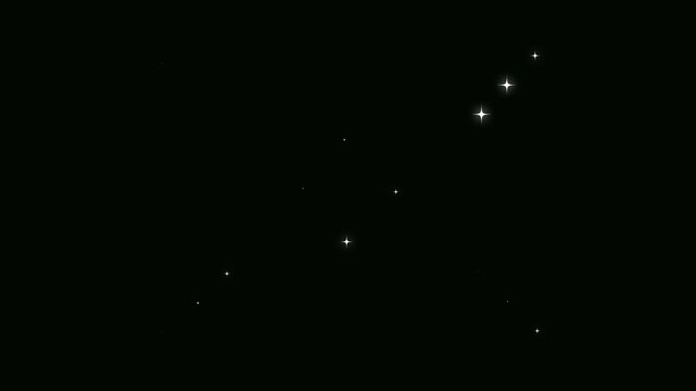 Effects on green screen background, white cartoon blinking stars with luminous glow trails white shining particles with glowing magic burst, cartoon doodle twinkle effects