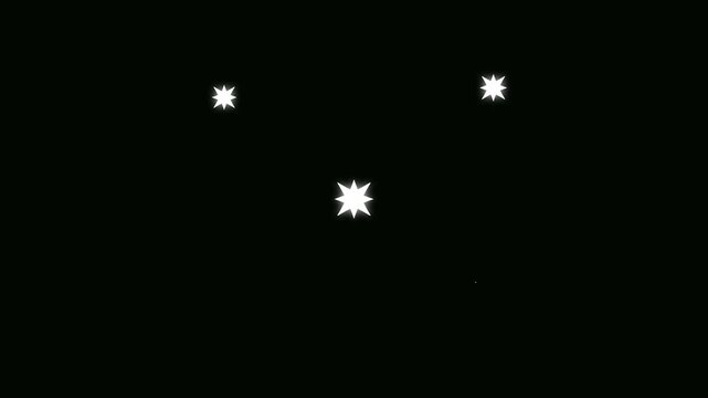 with glowing magic burst,cartoon doodle twinkle effects twinkling white glowing star with  motion loop for compositing, overlays, and  fantasy video sparkling glitter elegant glowing effects