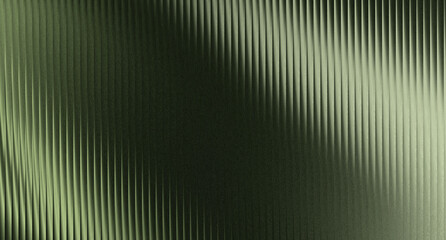 Obraz premium Abstract olive green background with vertical lines and soft light texture.
