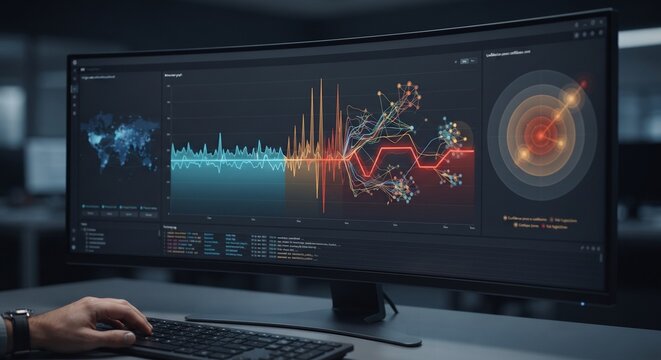 Intrusion Detection Interface Analyzing Suspicious Network Behavior