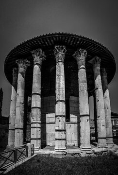The Temple of Hercules Victor Roman temple in Piazza Bocca della Verita