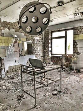 Abandoned Maternity Hospital in Pripyat Chernobyl Exclusion Zone