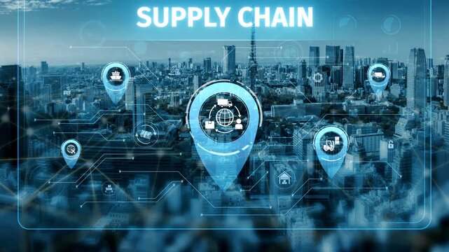 Supply chain processes with data-driven logistics, transportation, and distribution. enhances operations. Supply chain improves efficiency. Supply chain integrates logistics and delivery. Muxer