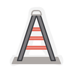 A-frame ladder icon © babag