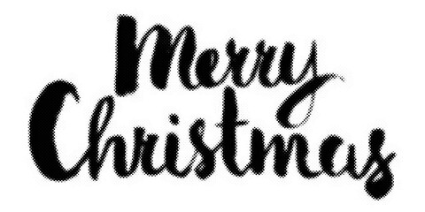 Merry Christmas handlettered brush script typography design isolated on transparent background transparent background © AbstractZone