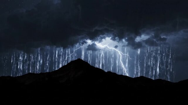 Abstract digital data stream background with glowing futuristic technology
