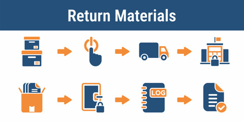 Fototapeta premium Election Night Materials Return Flow