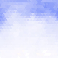 Obraz premium Abstract geometric background with low poly pattern in a gradient from white to blue color. eps 10