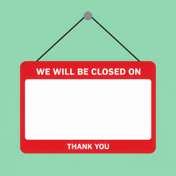Closed Sign