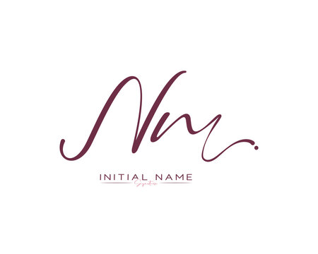 N N NN initial handwriting signature logo