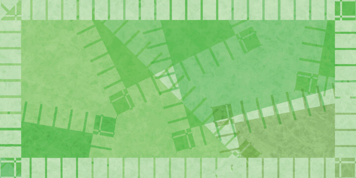 Abstract Geometric Green Pattern Design Illustration