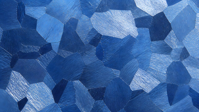 Polycrystalline Silicon Solar Cell Mosaic Texture