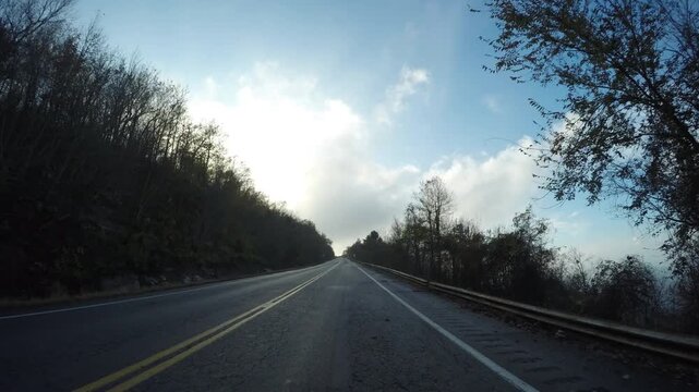 Driving GoPro time-lapse, Beavers Bend State Park, Broken Bow, Oklahoma
