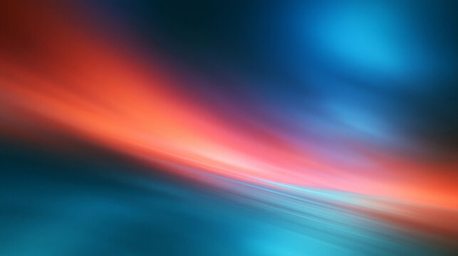 Abstract Motion Blur Background with Vibrant Light Trails