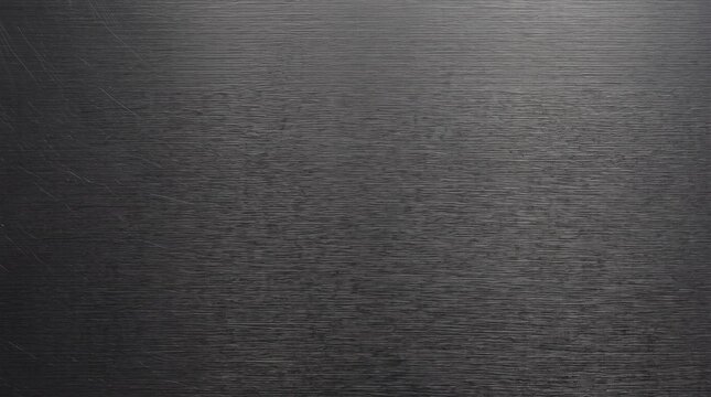 Brushed Black Metal Texture Background Surface