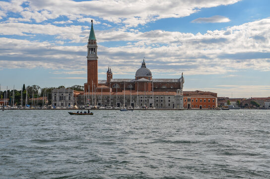 Italy, Venice, October 01, 2025, San Giorgio Maggiore is one of the islands of Venice, in northern Italy, located south of the main group of islands. 