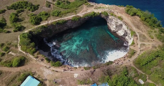 Bali Indonesia vacation picturesque aerial view