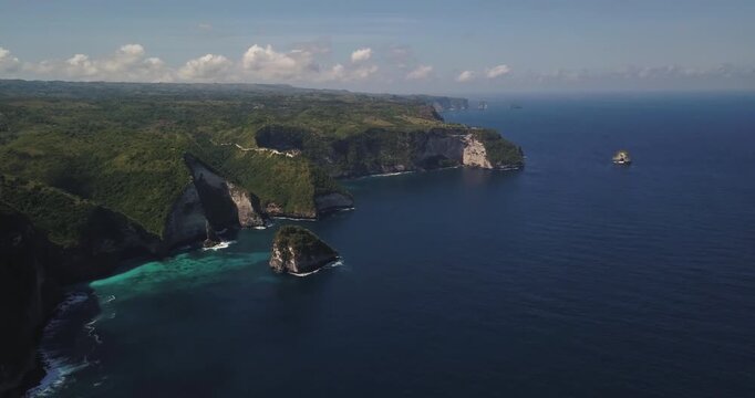 Bali Indonesia vacation picturesque aerial view