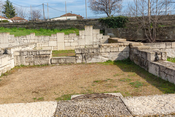 Fototapeta premium Ruins of Ancient Macedonian capital Pella, Greece