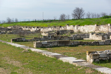 Fototapeta premium Ruins of Ancient Macedonian capital Pella, Greece