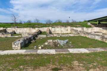 Fototapeta premium Ruins of Ancient Macedonian capital Pella, Greece