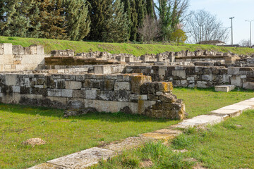 Fototapeta premium Ruins of Ancient Macedonian capital Pella, Greece