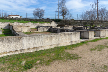 Fototapeta premium Ruins of Ancient Macedonian capital Pella, Greece