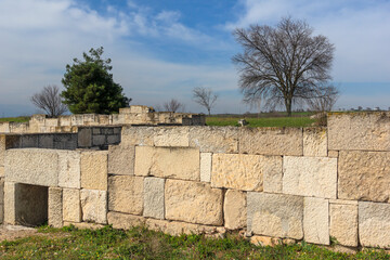 Fototapeta premium Ruins of Ancient Macedonian capital Pella, Greece
