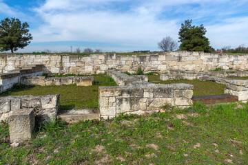 Fototapeta premium Ruins of Ancient Macedonian capital Pella, Greece
