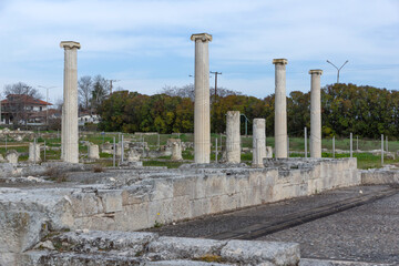 Fototapeta premium Ruins of Ancient Macedonian capital Pella, Greece