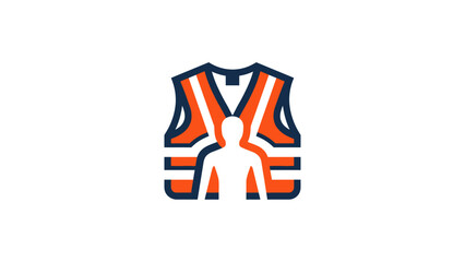 Obraz premium Safety Vest Icon Concept