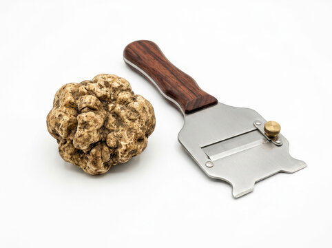 Professional Metal Truffle Shaver Tool 3D Render