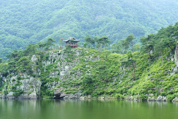 Fototapeta premium 괴산호,괴산군,충북