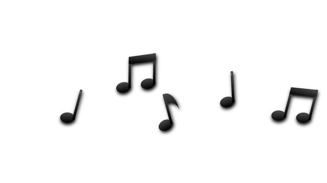 music notes set