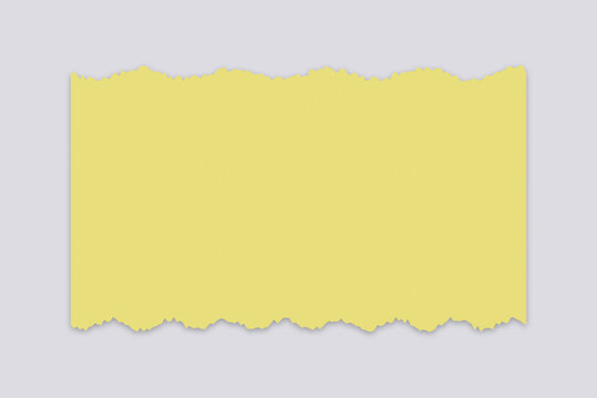 Retro yellow ripped paper, torn cardboard texture background, craft cutout shapes, scrapbooking material, office supplies, crafting edge, design element, paper tear effect
