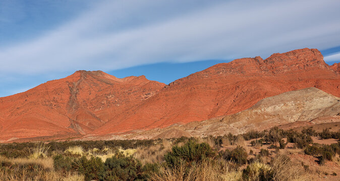 Dramatic Red Mountains of Catamarca, Argentina