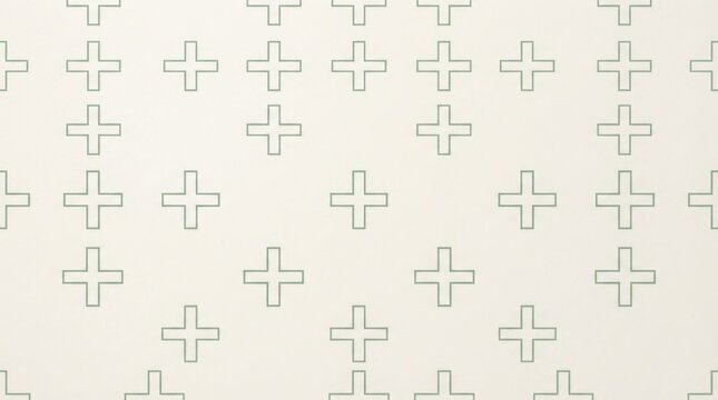 Minimalist geometric cross and dash pattern on light background with geometric design minimalist art abstract repeat modern