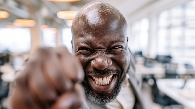 A businessman drives a powerful punch forward representing political rivalry, leadership ambition, and decisive strategic action.